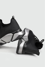 Nefes Alır Kalın Taban Bağcıklı Syh Platin Kadın Spor Ayakkabı RSL-400 Kadın Sneaker Beınsteps Beinsteps RSL-400 22Y
