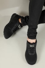 Nefes Alır Ortopedik Siyah Erkek Spor Ayakkabı 14193 Erkek Sneaker Greyder GREYDER 14193 MER SNEAKER AYAK