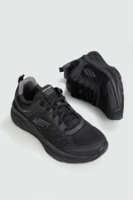 Nefes Alır Ortopedik Siyah Erkek Spor Ayakkabı D'LUX WALKER Erkek Günlük Spor Ayakkabı Skechers SKECHERS 232044 MER 22k
