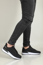 Nefes Alır Ortopedik Sıyah Erkek Spor Ayakkabı CONNECT Erkek Koşu / yürüyüş Lumberjack 179622073