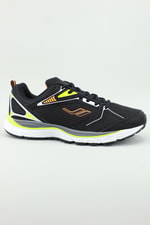 Nefes Alır Ortopedik Sıyah Unisex Spor Ayakkabı BLOCK RUNNER Unisex Günlük Spor Ayakkabı Lescon LESCON BLOCK RUNNER UNİSEX