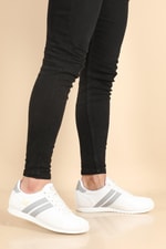 Nefes Alır Rahat Beyaz Erkek Spor Ayakkabı CAMPUS SNEAKERS Erkek Günlük Spor Ayakkabı Lescon LESCON CAMPUS SNEAKERS MER SPR