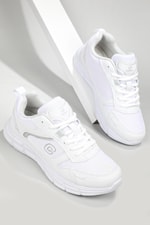 Nefes Alır Rahat Beyaz Gümüş Unisex Spor Ayakkabı 5346 Unisex Günlük Spor Ayakkabı Conpax CONPAX 5346 Unisex 22Y