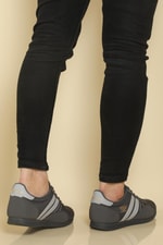 Nefes Alır Rahat Füme Erkek Spor Ayakkabı CAMPUS SNEAKERS Erkek Günlük Spor Ayakkabı Lescon LESCON CAMPUS SNEAKERS MER SPR