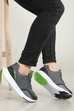 Nefes Alır Rahat Füme Erkek Spor Ayakkabı 2395 Erkek Günlük Spor Ayakkabı Wickers WİCKERS 2395 MER SPOR