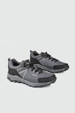 Nefes Alır Rahat Füme Siyah Unisex Trekking Ayakkabı 1300 Unisex Outdoor Lambırlent LAMBIRLENT 1300 UNİSEX 24K