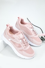 Nefes Alır Rahat Gül Kurusu Beyaz Unisex Spor Ayakkabı 5346 Unisex Günlük Spor Ayakkabı Conpax CONPAX 5346 Unisex 22Y