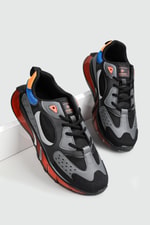 Nefes Alır Rahat Günlük Siyah Mavi Erkek Spor Ayakkabı 2013 Erkek Koşu / yürüyüş Dunlop DUNLOP 2013 MER SPOR 22K