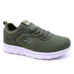 Nefes Alır Rahat Haki Beyaz Erkek Spor Ayakkabı 065 Erkek Sneaker Step STEP 065 MER