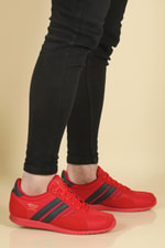 Nefes Alır Rahat Kırmızı Erkek Spor Ayakkabı CAMPUS SNEAKERS Erkek Günlük Spor Ayakkabı Lescon LESCON CAMPUS SNEAKERS MER SPR