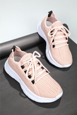 Nefes Alır Rahat Pudra Beyaz Unisex Spor Ayakkabı 1272 Unisex Günlük Spor Ayakkabı Conpax CONPAX 1272 Unisex 22Y