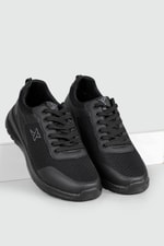 Nefes Alır Rahat Sıyah Erkek Spor Ayakkabı 065 Erkek Sneaker Step STEP 065 MER