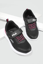 Nefes Alır Rahat Siyah Fuşya Çocuk Spor Ayakkabı 1803 Çocuk Sneaker Fıla FILA 1803 FLT SPOR
