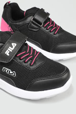 Nefes Alır Rahat Siyah Fuşya Çocuk Spor Ayakkabı 1803 Çocuk Sneaker Fıla FILA 1803 FLT SPOR