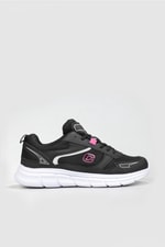 Nefes Alır Rahat Siyah Fuşya Unisex Spor Ayakkabı 5346 Unisex Günlük Spor Ayakkabı Conpax CONPAX 5346 Unisex 22Y