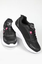 Nefes Alır Rahat Siyah Fuşya Unisex Spor Ayakkabı 5346 Unisex Günlük Spor Ayakkabı Conpax CONPAX 5346 Unisex 22Y