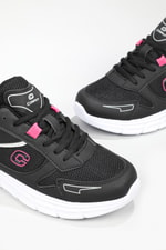 Nefes Alır Rahat Siyah Fuşya Unisex Spor Ayakkabı 5346 Unisex Günlük Spor Ayakkabı Conpax CONPAX 5346 Unisex 22Y