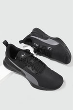 Nefes Alır Rahat Siyah Gri Erkek Spor Ayakkabı 195343-02 Erkek Koşu / yürüyüş Puma PUMA 195343-02 FLYER RUNNER