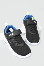 Nefes Alır Rahat Siyah Sax Sarı Çocuk Spor Ayakkabı 1803 Çocuk Sneaker Fıla FILA 1803 FLT SPOR