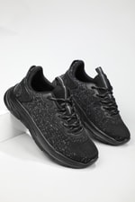 Nefes Alır Rahat Siyah Unisex Spor Ayakkabı 1292 Unisex Günlük Spor Ayakkabı Conpax CONPAX 1292 Unisex 22Y