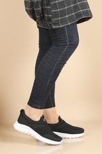 Nefes Alır Rahat Sıyah Unisex Spor Ayakkabı 075 Unisex Günlük Spor Ayakkabı Step XSTEP 075 UNİSEX SPOR AYAK