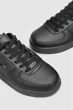Nefes Alır Rahat Sıyah Unisex Spor Ayakkabı ZEPLIN Unisex Günlük Spor Ayakkabı Lescon LESCON ZEPLIN UNİSEX 22Y