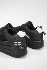 Nefes Alır Rahat Siyah Unisex Spor Ayakkabı 5261 Unisex Günlük Spor Ayakkabı Conpax CONPAX 5261 UniseX 22Y
