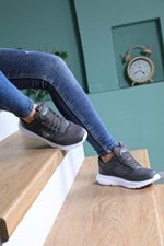 Nefes Alır Sneaker Füme Unisex Spor Ayakkabı 108 Unisex Günlük Spor Ayakkabı Beınsteps AIR WOLF 108 UNİSEX 22Y