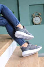 Nefes Alır Sneaker Füme Unisex Spor Ayakkabı 108 Unisex Günlük Spor Ayakkabı Beınsteps AIR WOLF 108 UNİSEX 22Y
