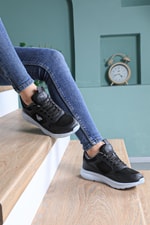 Nefes Alır Sneaker Siyah Buz Unisex Spor Ayakkabı 108 Unisex Günlük Spor Ayakkabı Beınsteps AIR WOLF 108 UNİSEX 22Y