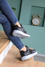 Nefes Alır Sneaker Siyah Buz Unisex Spor Ayakkabı 108 Unisex Günlük Spor Ayakkabı Beınsteps AIR WOLF 108 UNİSEX 22Y