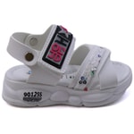 Ortopedik Beyaz Çocuk Sandalet K-87 Çocuk Sandalet Wendy WENDY K-87 BEBE SAND