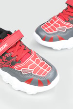 Ortopedik Işıklı Sneaker Kırmızı Çocuk Spor Ayakkabı GODZILLA Çocuk Günlük Spor Ayakkabı Cool COOL Godzilla Işıklı 22Y