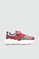 Ortopedik Işıklı Sneaker Kırmızı Çocuk Spor Ayakkabı GODZILLA Çocuk Günlük Spor Ayakkabı Cool COOL Godzilla Işıklı 22Y
