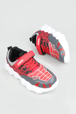 Ortopedik Işıklı Sneaker Kırmızı Çocuk Spor Ayakkabı GODZILLA Çocuk Günlük Spor Ayakkabı Cool COOL Godzilla Işıklı 22Y