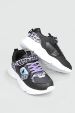 Ortopedik Işıklı Sneaker Siyah Lila Çocuk Spor Ayakkabı TOYO Çocuk Günlük Spor Ayakkabı Cool COOL TOYO 22Y