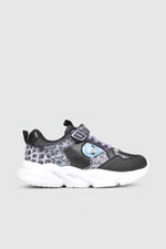 Ortopedik Işıklı Sneaker Siyah Lila Çocuk Spor Ayakkabı TOYO Çocuk Günlük Spor Ayakkabı Cool COOL TOYO 22Y