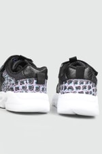 Ortopedik Işıklı Sneaker Siyah Lila Çocuk Spor Ayakkabı TOYO Çocuk Günlük Spor Ayakkabı Cool COOL TOYO 22Y