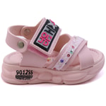 Ortopedik Pembe Çocuk Sandalet K-87 Çocuk Sandalet Wendy WENDY K-87 BEBE SAND