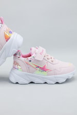 Ortopedik Pembe Çocuk Spor Ayakkabı 1651 Çocuk Günlük Spor Ayakkabı Promax Promax 1651 Çocuk
