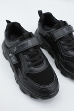 Ortopedik Siyah Çocuk Spor Ayakkabı 1583 Çocuk Günlük Spor Ayakkabı Promax Promax 1583 Çocuk spor