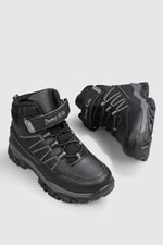 Outdoor Cırtlı Kaymaz Taban Siyah Çocuk Bot 27788 Çocuk bot & Çizme Jump JUMP 27788 OUTDOOR