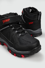 Outdoor Cırtlı Kaymaz Taban Siyah Kırmızı Çocuk Bot 27790 Çocuk bot & Çizme Jump JUMP 27790 OUTDOOR