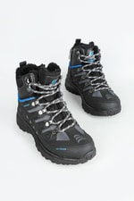 Outdoor Füme Siyah Mavi Unisex Spor Ayakkabı 8075 Unisex Outdoor Stepway STEPWAY 8075 UNİSEX TRAKİNG