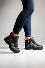 Outdoor Rahat Bağcıklı Fermuarlı Füme Unisex Bot 008 Unisex Günlük Confort Bot Laguna LAGUNA 008 UNİSEX OUTDOOR