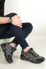 Outdoor Rahat Siyah Füme Erkek Spor Ayakkabı 160 Erkek Günlük Spor Ayakkabı Beınsteps SALOMON 160 MER SPOR AYAK