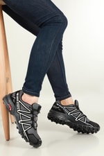 Outdoor Rahat Siyah Füme Erkek Spor Ayakkabı 160 Erkek Günlük Spor Ayakkabı Beınsteps SALOMON 160 MER SPOR AYAK