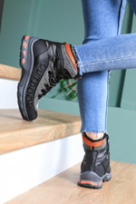Outdoor Rahat Siyah Füme Oranj Unisex Bot 2115 Unisex Günlük Confort Bot Jamper MC JAMPER 2115 UNİSEX BOT