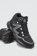 Outdoor Rahat Siyah Gri Erkek Spor Ayakkabı 212-2184 Erkek Outdoor M.P M.P 212-2184 MER TRAKING