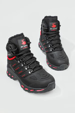 Outdoor Rahat Siyah Kırmızı Unisex Bot 1823 Unisex Günlük Confort Bot Jamper JAMPER 1823 UNİSEX BOT